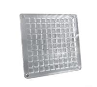 Caja expositora acrílica de conchas marinas con 36 rejillas para conchas, piedras, cristales, gemas de arte de uñas, bandeja de almacenamiento transparente para recuerdos de viaje, organizador de