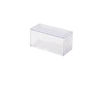 Caja expositora acrílica para coche, modelo 8, rejilla para gabinete, a prueba de polvo, apilable, caja de almacenamiento para Hotwheels
