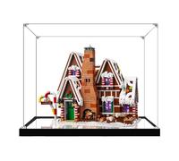 Caja expositora acrílica para Lego 10267 modelo de casa de jengibre, caja de exhibición transparente a prueba de polvo, compatible con el modelo Lego 10267 (modelo no incluido) (base de espejo de 3 mm
