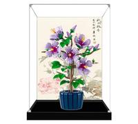 Caja expositora acrílica para Lego 10372 modelo de flor de hibisco, caja de exhibición transparente a prueba de polvo, compatible con el modelo Lego 10372 (modelo no incluido)