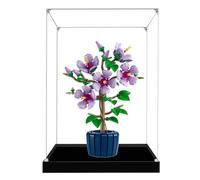Caja expositora acrílica para Lego 10372 modelo de flor de hibisco, caja de exhibición transparente a prueba de polvo, compatible con el modelo Lego 10372 (modelo no incluido) (3 mm)