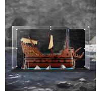 Caja expositora acrílica para Lego 21363 modelo de barco pirata de The Goonies, caja expositora transparente a prueba de polvo, compatible con el modelo Lego 21363 (modelo no incluido) (estilo A)