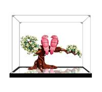 Caja expositora acrílica para Lego 21365 modelo Love Bird, caja de exhibición transparente a prueba de polvo, compatible con el modelo Lego 21365 (modelo no incluido) (base de espejo de 3 mm)