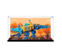 Caja expositora acrílica para Lego 71512 modelo submarino de cocodrilo, caja de exhibición transparente a prueba de polvo, compatible con el modelo Lego 71512 (modelo no incluido) (fondo-C)