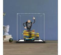 Caja expositora acrílica para LEGO 75582 Despicable Me 4 Gru y Minions, caja transparente antipolvo, modelo no incluido. (B)