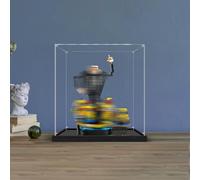 Caja expositora acrílica para LEGO 75582 Despicable Me 4 Gru y Minions, caja transparente antipolvo, modelo no incluido. (A)