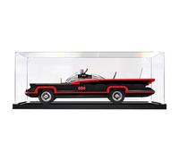Caja expositora acrílica para Lego 76328 modelo de coche de murciélago, transparente, resistente al polvo, caja de almacenamiento, compatible con Lego 76328 (modelo no incluido) (3 mm)
