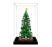 Caja expositora acrílica para modelo de árbol de Navidad Lego 40573, transparente a prueba de polvo, caja de almacenamiento, compatible con el modelo Lego 40573 (modelo no incluido) (3 mm)