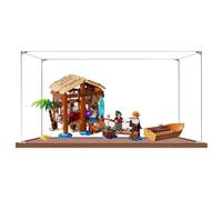 Caja expositora acrílica para modelo Lego 75636 Windmill Village Hut, transparente a prueba de polvo, compatible con el modelo Lego 75636 (modelo no incluido) (3 mm)