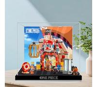 Caja expositora acrílica para modelo Lego 75637 de payaso Circo, transparente, a prueba de polvo, compatible con el modelo Lego 75637 (modelo no incluido)
