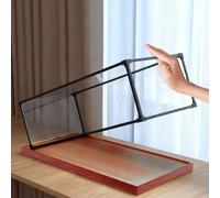 Caja expositora de acrílico, Caja expositora de Madera apilable de 20 a 26 Pulgadas, Estuche de acrílico Transparente para coleccionables, Bolsos, muñecas y figuritas, Organizador p