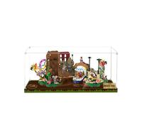 Caja expositora de acrílico para Lego 21360 La Fábrica de Chocolate, Caja de Almacenamiento a Prueba de Polvo, Vitrina Transparente Compatible con 21360 (Modelo no Incluido) (Transparent)