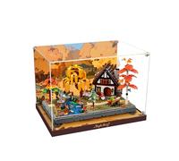 Caja expositora de acrílico Transparente para Lego 11372 Set Casa de Campo de jardín de otoño, Vitrina Protectora a Prueba de Polvo, Caja de Almacenamiento, no Incluye el Modelo.