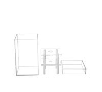 Caja Expositora de Flores Acrílica Transparente para Conservar y Regalar | Caja de Obsequio Floral, Propuesta de Matrimonio, Decoración Diy, Hogar
