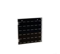 Caja expositora de púas de guitarra hecha de acrílico con capacidad para 36 o 40 púas, a prueba de polvo, almacenamiento de varios niveles con visibilidad clara (325 x 215 x 22)