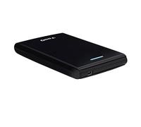Caja Externa - Caja de 2,5" sata, Compatible con Discos de 9,5/12,5 mm, conexión USB 3.0, Color Negro, Alta Velocidad de Transferencia.*