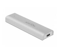 Caja externa Delock M.2 NVMe PCIe Aluminio Plata USB Type-C 10 Gbps