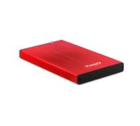 Caja externa disco duro 2,5 sata usb 3.0 roja