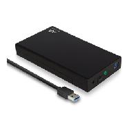 CAJA EXTERNA HDD 3.5" EWENT EW7056 SATA USB 3.0 NEGRA EW7056