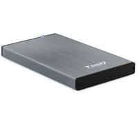 Caja Externa HDD Tooq 2.5" SATA (9,5mm) - USB 3.0/3.1 Gen 1 Gris Metalizado