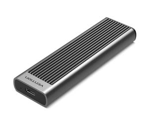Caja Externa para Disco SSD M.2 NVMe Vention KPKH0/ USB Tipo-C 3.1/ Sin tornillos