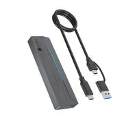 Caja externa SSD Icy Box IB-1826M U31 M.2 Aluminio Gris Hot-Swap USB-C