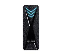 AISENS - ASM2-RGB013B - Carcasa Externa para M.2 RGB Gaming ASM2-RGB013B NVMe A USB3.2 GEN2, Negra