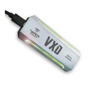 Caja externa SSD Patriot VXD M.2 PCIe 3.0 Aluminio Plata USB Type-C Hot-swap