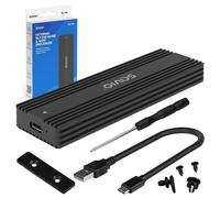 Caja externa SSD Savio AK-84 M.2 ABS Aluminio Negra Compacta USB 3.1 Gen 2
