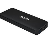 TooQ - TQE-2280B caja para disco duro externo Caja externa para unidad de estado sólido (SSD) Negro M.2