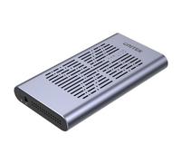 Caja externa SSD UNITEK S1206A M.2 Aluminio Negra y Gris USB4 Gen 2x2