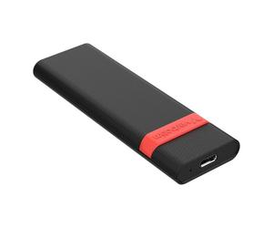 Caja externa SSD Verbatim 32261 M.2 NVMe ABS Policarbonato Negro Rojo sin herramientas