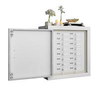 Caja Faraday De Acero Gabinete De Bloqueo Señal Casillero Metal Resistente For Teléfono Celular Con Protectores De Bloqueo Llave Señales 5G WiFi Bluetooth GPS For Almacenamiento Seguro(16squares)