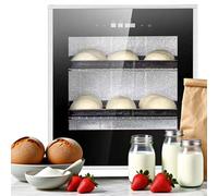 Caja fermentadora eléctrica 40L, control independiente temperatura 20-50°C y humedad 60-90%, pantalla digital, acero inoxidable, pan, pizza, yogur, natto, arroz fermentado, cocina