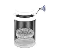 Caja flotante de cría de peces, diseño de red, tanques de aislamiento de hábitat de peces seguros para freír camarones, fácil configuración, caja de aislamiento compacta