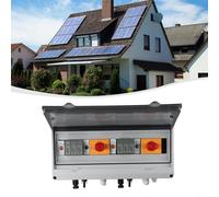 Caja fotovoltaica solar 1000V del combinador de la salida de la entrada 2 2 con la prenda impermeable IP65 y la protección mejorada de DC para los sistemas del picovoltio