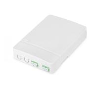 Caja FTTH, con 2x adaptador LC(APC) DX