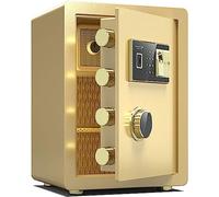 Caja Fuerte Biométrica para el Hogar y Oficina - Seguridad con Huellas Dactilares, Teclado Digital, Antirrobo con Gabinete Interior Privado para Hotel