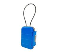 Caja Fuerte, Caja de almacenamiento portátil Caja de seguridad creativa for playa Cerradura de combinación de 4 dígitos con alambre de acero for exteriores Campamento Deportes Ciclismo Natación Seguri