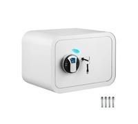 Caja Fuerte, Caja de seguridad con cerraduras de huellas dactilares, 1/1,8 pies cúbicos, alcancía secreta oculta con 2 llaves, pistola for guardar dinero, for uso en el hogar y la oficina Resistente,