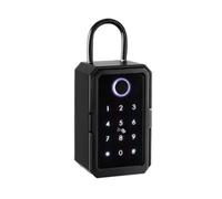 Caja Fuerte, Caja de seguridad for llaves con huella dactilar y Bluetooth, resistente al agua, caja de seguridad for llaves con contraseña, caja de seguridad for llaves montada Resistente, Seguro, Int