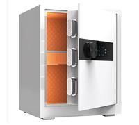 Caja fuerte Caja fuerte de acero de 45/60 cm con huella dactilar y contraseña, antirrobo, con mando a distancia y wifi, for el hogar. convencionales(45cm)