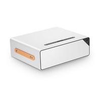 Caja fuerte con bloqueo de huellas dactilares, almacenamiento antirrobo con acceso rápido para objetos de valor, documentos y joyas, teclado y acceso a llaves