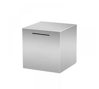 Caja fuerte de acero inoxidable, alcancía que debe romperse para abrirse para planes de ahorro serios, diseño irrompible para objetivos a la