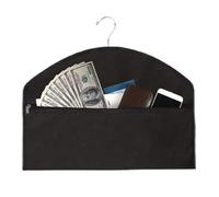 Caja fuerte de almacenamiento para colgar - Percha oculta | Percha de desviación ignífuga, bolsillo con compartimento para dinero en efectivo, tarjetas de crédito y objetos de | Se adapta a la