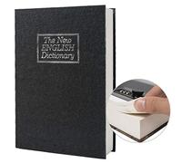 Caja Fuerte de Libro de Diversión de Papel Real, Caja de Almacenamiento Caja Fuerte Secreta de Diccionario con Cerradura de Código/Llave, Caja Fuerte Oculta de Libro Plegable (Combinación M