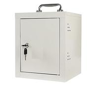 Caja fuerte de pared de aluminio para teléfonos móviles, armario de almacenamiento seguro para restaurante con asa, 12 ranuras, duradero, antirrobo, uso comercial, diseño que ahorra espacio