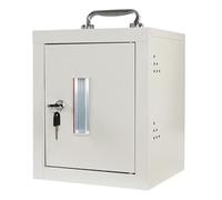 Caja fuerte de pared metálica con cerradura para teléfonos móviles, 12/24/36/48/60 ranuras, ideal para escuelas, oficinas y reuniones, color gris, solución de almacenamiento segura para teléfonos