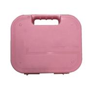 Caja Fuerte de Seguridad Estuche de almacenamiento para armas Kublai, caja para pistola, maletín táctico para pistola, visores para rifles, accesorios ópticos para caza Anti-Robo Caja(Pink ABS Box)