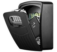 Caja fuerte de seguridad para llaves, de gran capacidad, montada en la pared, de aleación de aluminio, resistente a la intemperie y al óxido